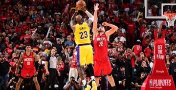 开云app-詹姆斯燃尽湖人3-0火箭 老詹带队过首轮就是GOAT？