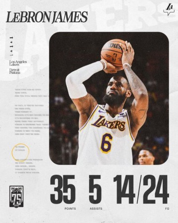 开云登录入口-詹眉合砍69分击败活塞 6连客3胜3负令湖人满意