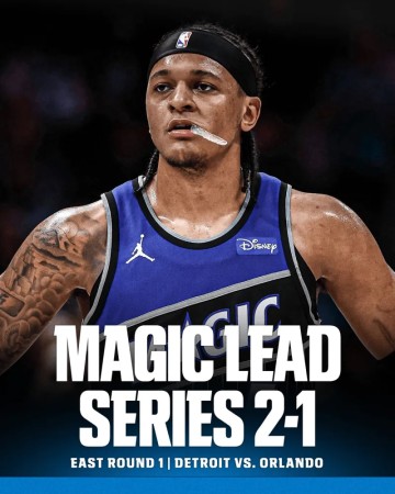 开云平台-以下克上！魔术主场113-105战胜活塞，系列赛2-1领先